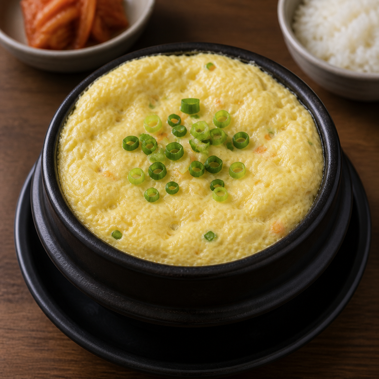 채소 듬뿍 계란찜 완성 사진